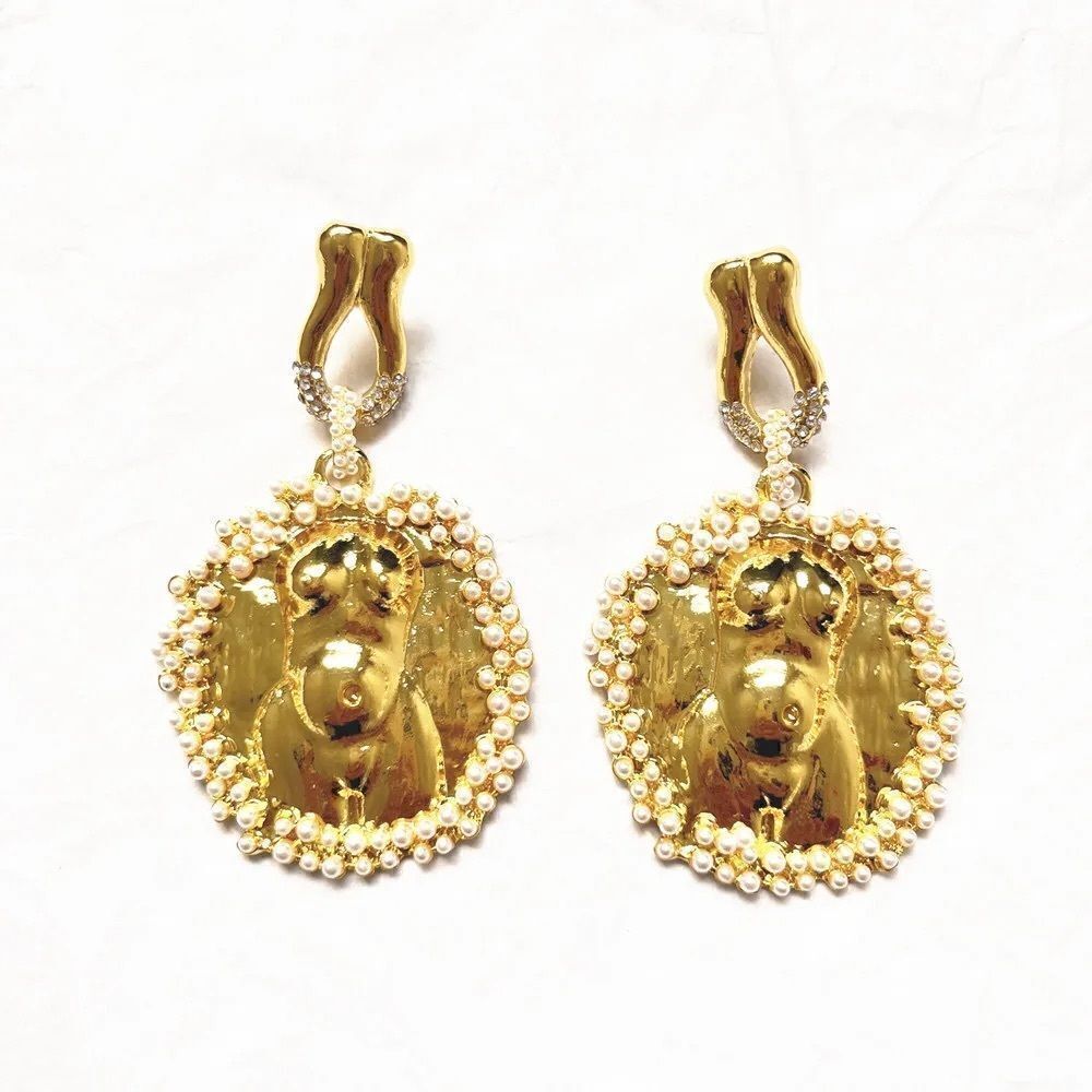 Sculpture earrings  #1239